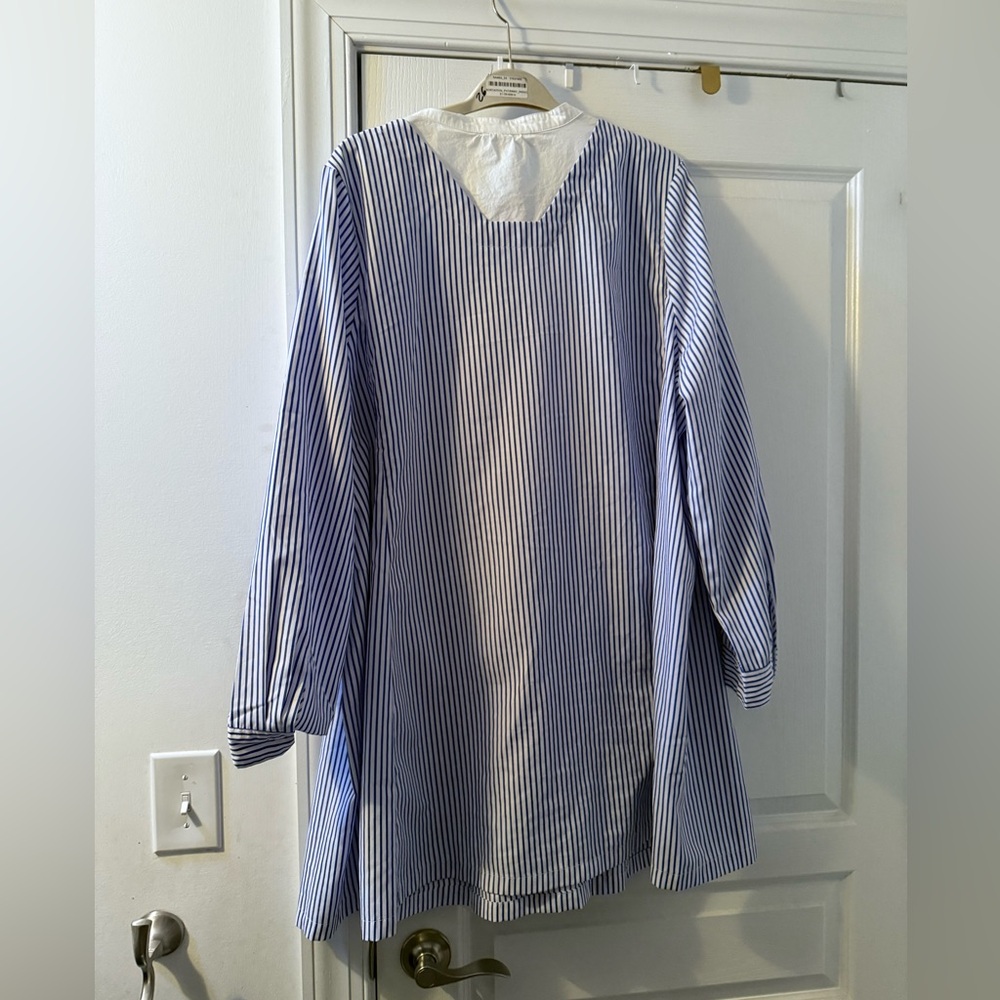 Pomander Place Blue Striped Lottie Dress Tuckernuck - Picture 4 of 4